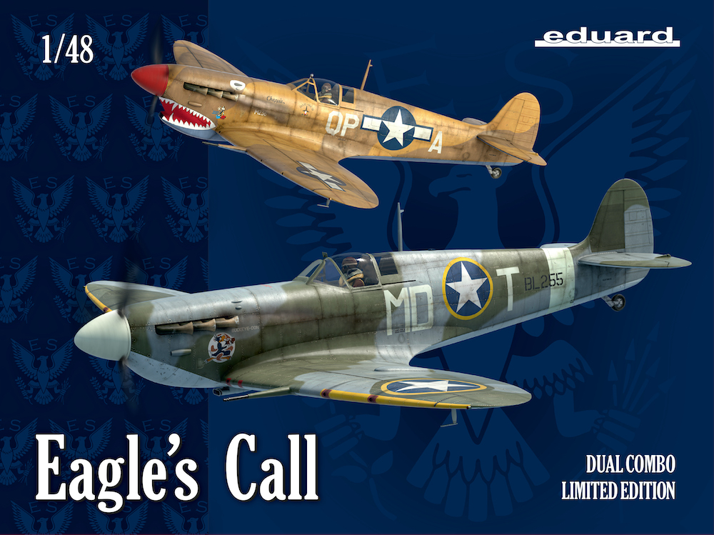 Model kit 1/48 EAGLE'S CALL Limited edition kit of British WWII fighter aircraft Supermarine Spitfire Mk.Vb and Mk.Vc (Eduard kits)