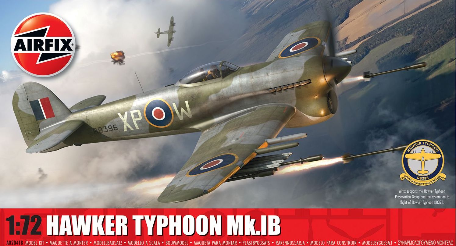 Model kit 1/72 Hawker Typhoon Mk.Ib (Airfix)
