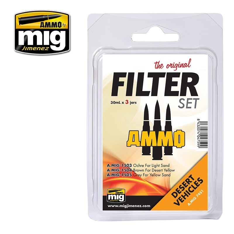 FILTER SET Desert Vehicles(Ammo Mig)