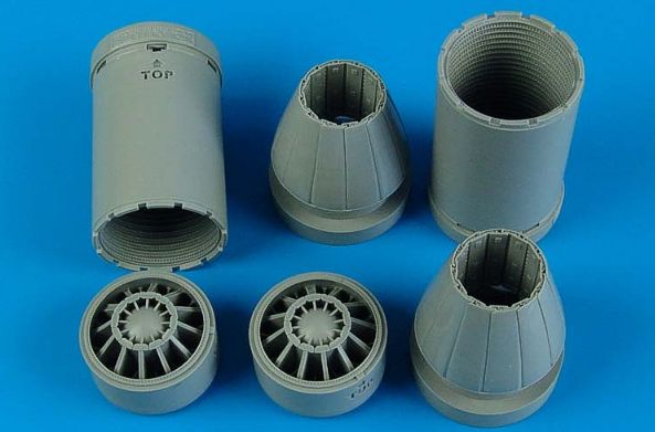Additions (3D resin printing) 1/32 Boeing F/A-18E / F/A-18F exhaust nozzles - closed (designed to be used with Trumpeter kits) 