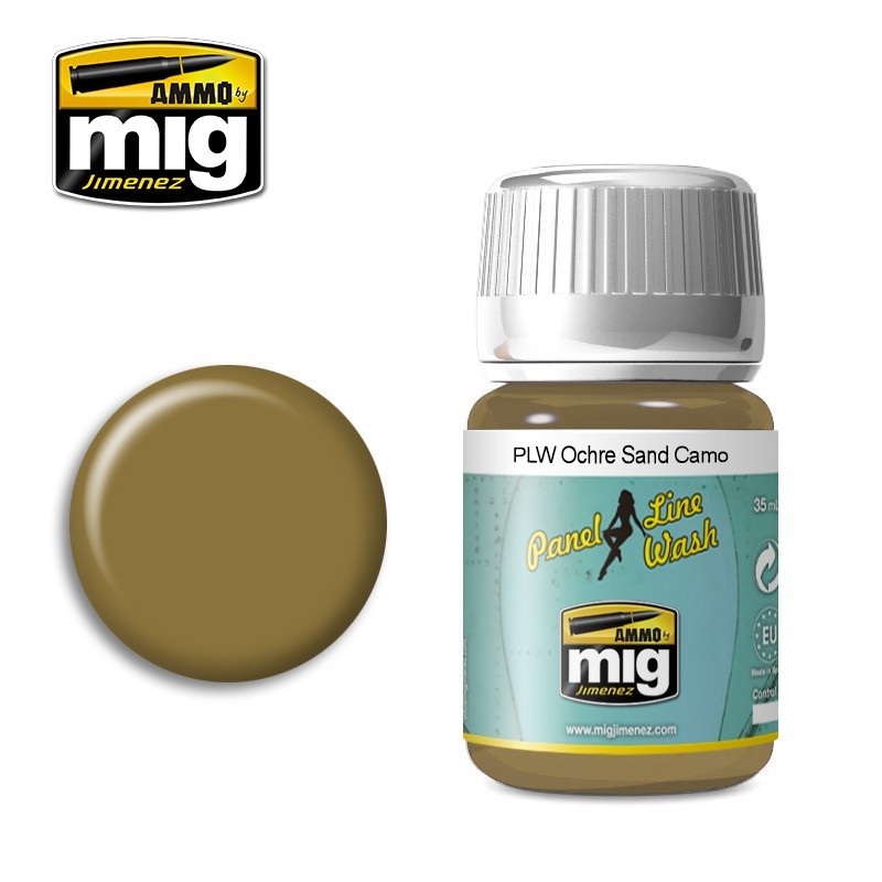 PLW Ochre for Sand Camo (35mL) (Ammo Mig)