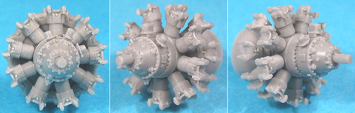 Additions (3D resin printing) 1/72 P&W R-2800 C (late) Engine (Vector)