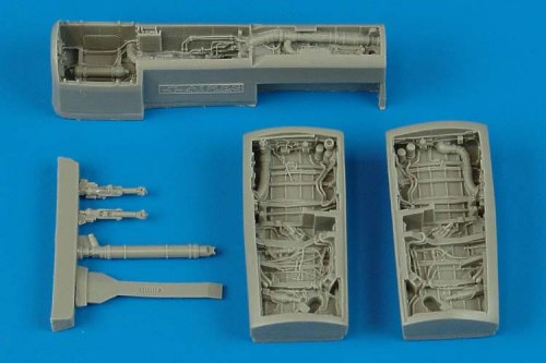 Additions (3D resin printing) 1/72 Wheel bay McDonnell-Douglas F/A-18A,F/A-18C,18D (designed to be used with Hasegawa kits) 