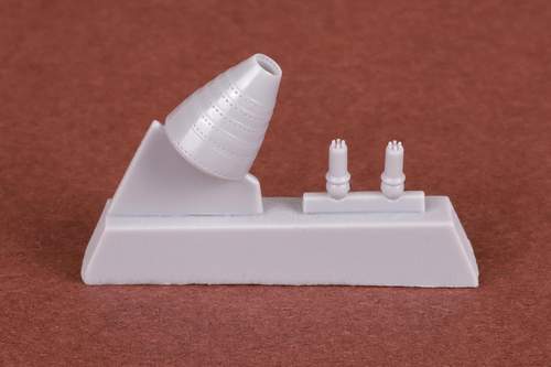 Additions (3D resin printing) 1/72 Convair B-58 Hustler Tail turret (designed to be used with Italeri kits)