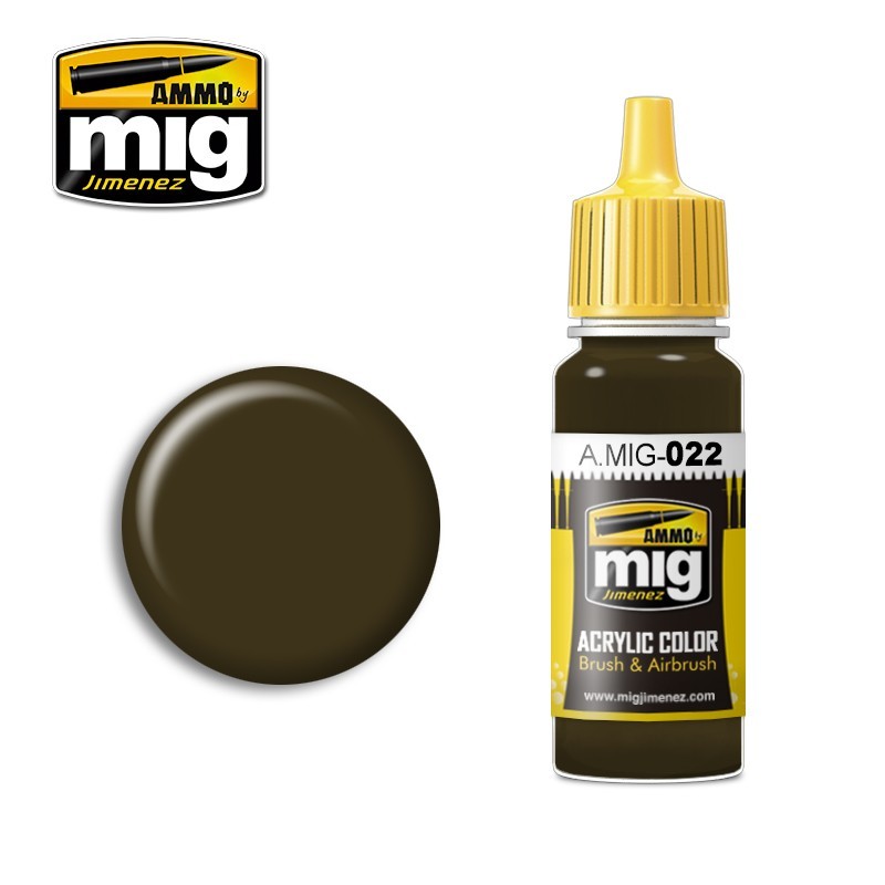 Acrylic paint 3B AU BASIC PROTECTOR ALKIDNO-URETANOVAYA (Ammo Mig) (17ml) 