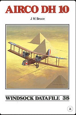 Aircraft books Airco DH.10 (Albatros Productions)