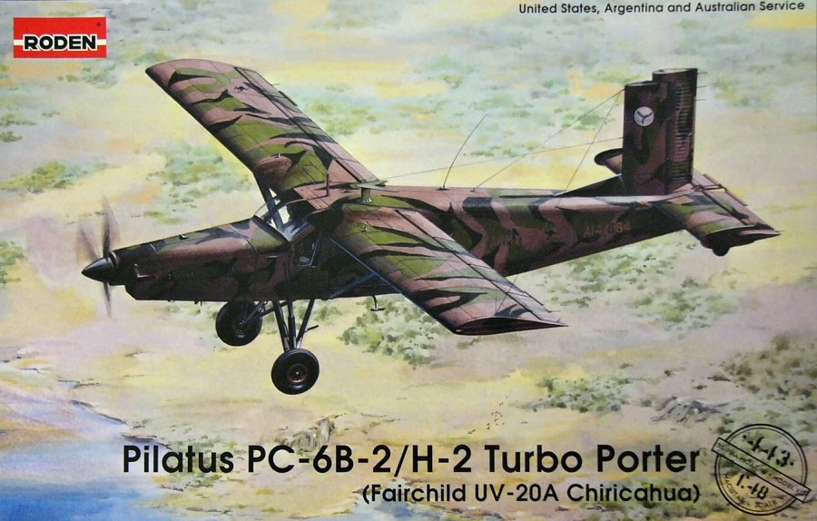 Model kit 1/48 Pilatus PC-6/B2-H2 Turbo-Porter (Roden)