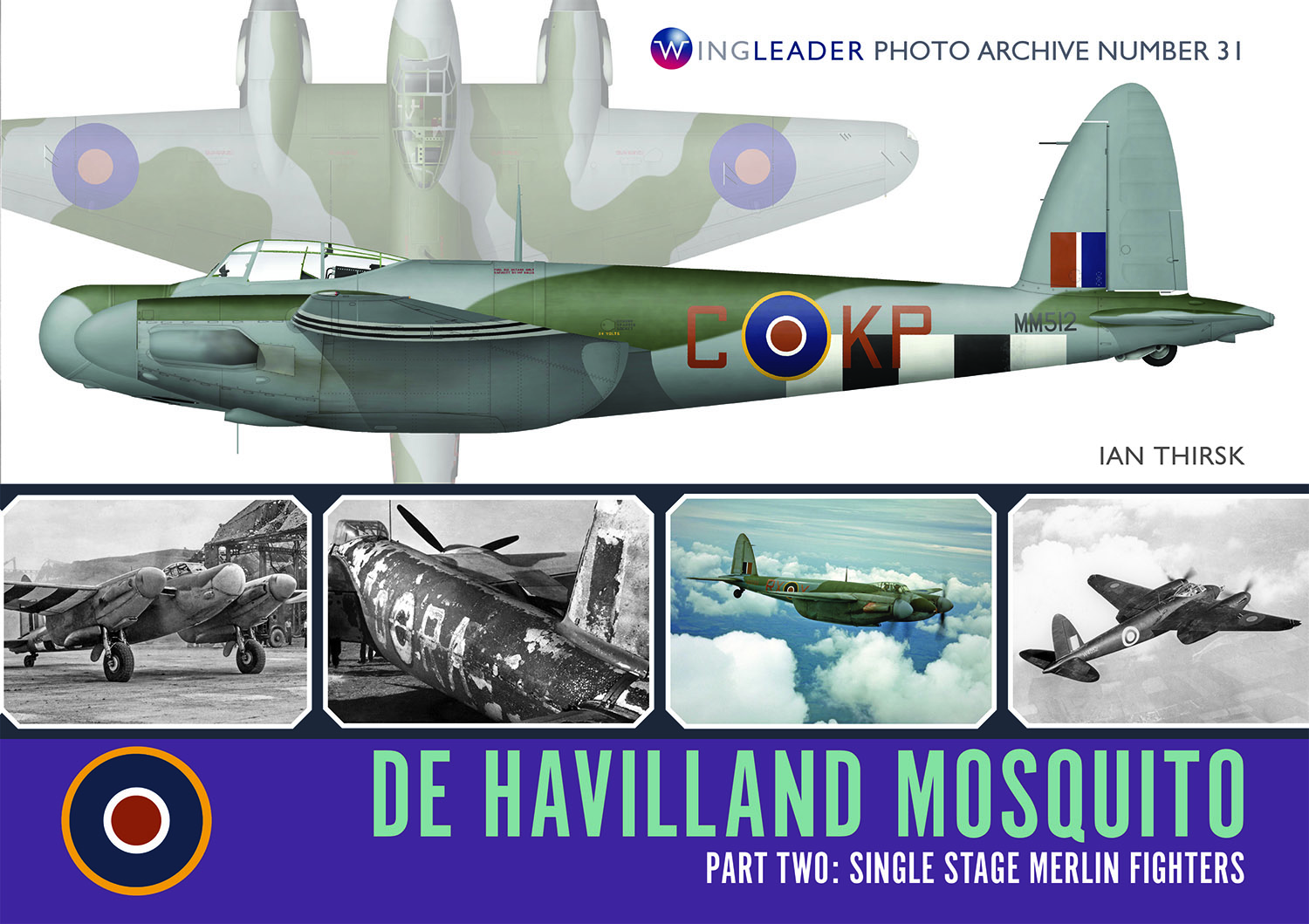 Aircraft books De Havilland Mosquito part two: single stage merlin fighters (Wingleader)
