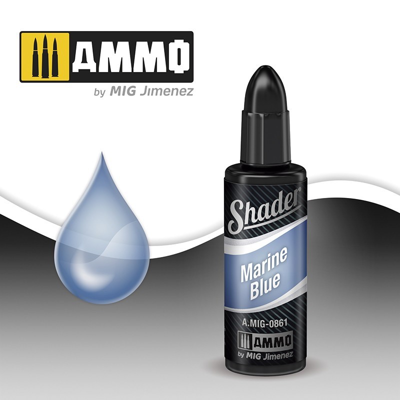 SHADER Marine Blue (10mL) (Ammo Mig)