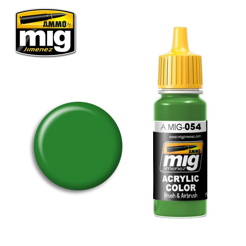 Acrylic paint SIGNAL GREEN (Ammo Mig) (17ml) 