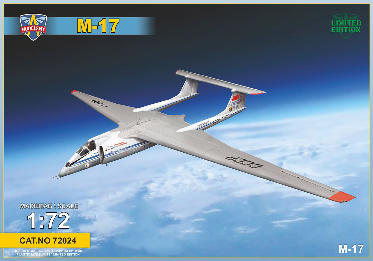 Model kit 1/72      Myasishchev M-17 with BONUS - special Airstairs included (Modelsvit) 
