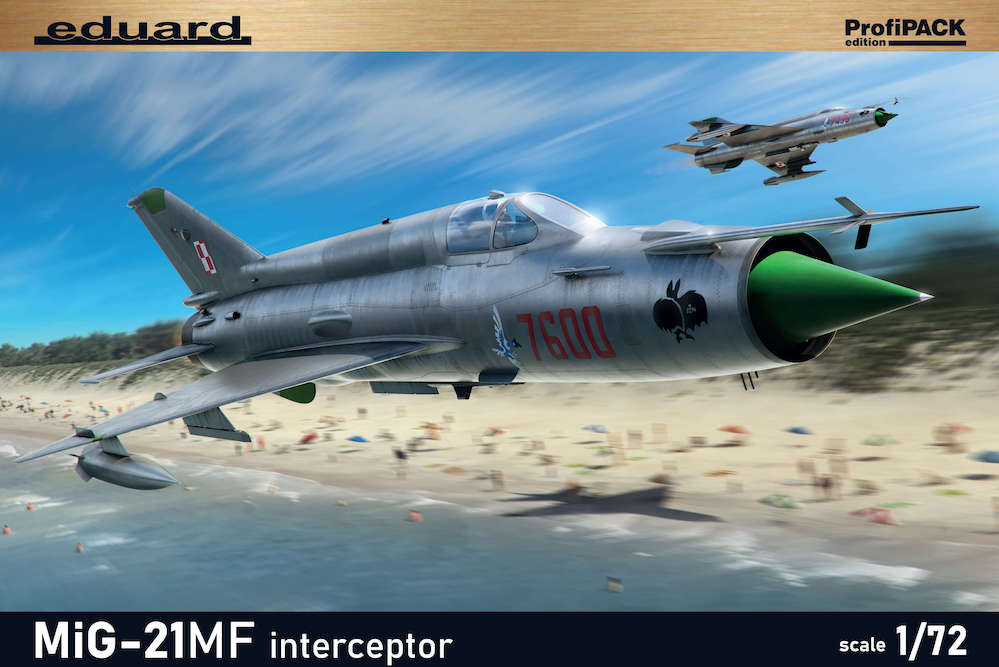 Model kit 1/72 Mikoyan MiG-21MF interceptor Profipack edition (Eduard kits)