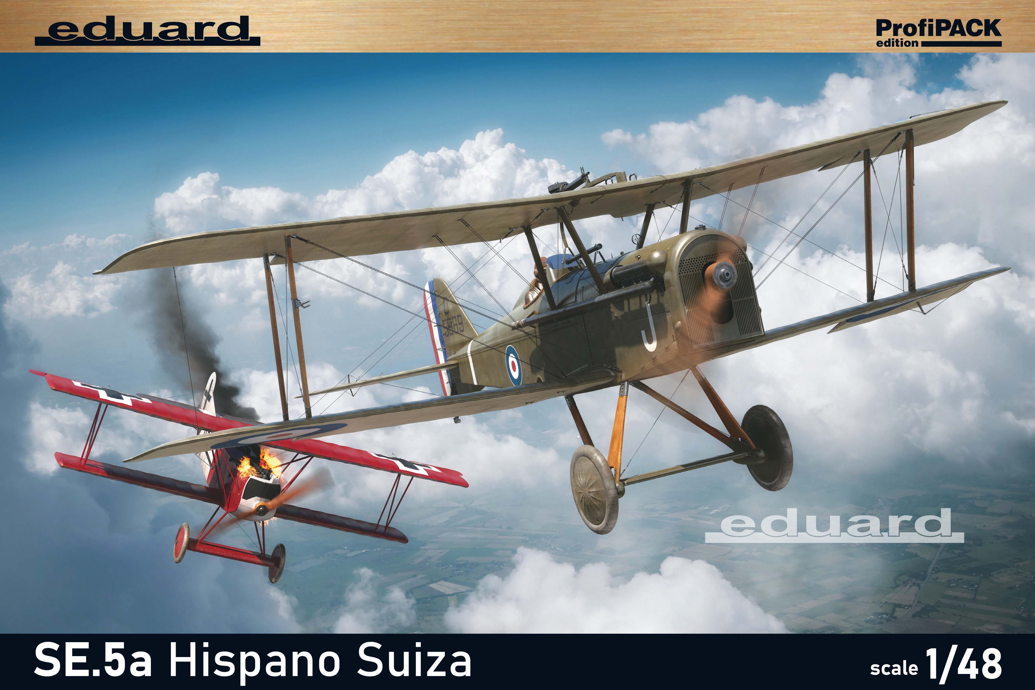 Model kit 1/48 SE.5a with Hispano Suiza ProfiPACK (Eduard kits)