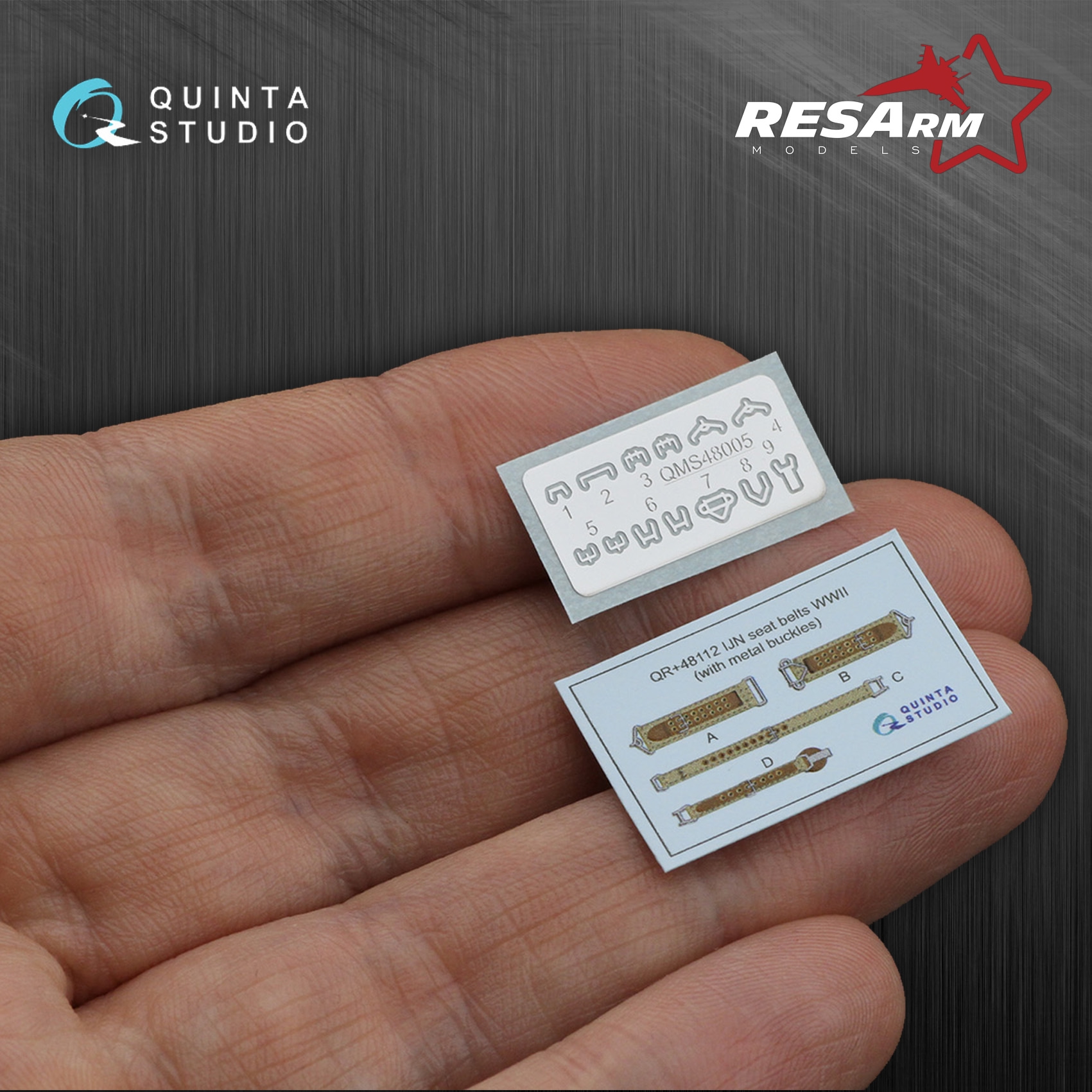 Additions (3D resin printing) 1/48 A6M Zero pilot's seat (RESArm)