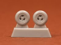 Additions (3D resin printing) 1/72 Spitfire 3-spoke wheel set (late versions)