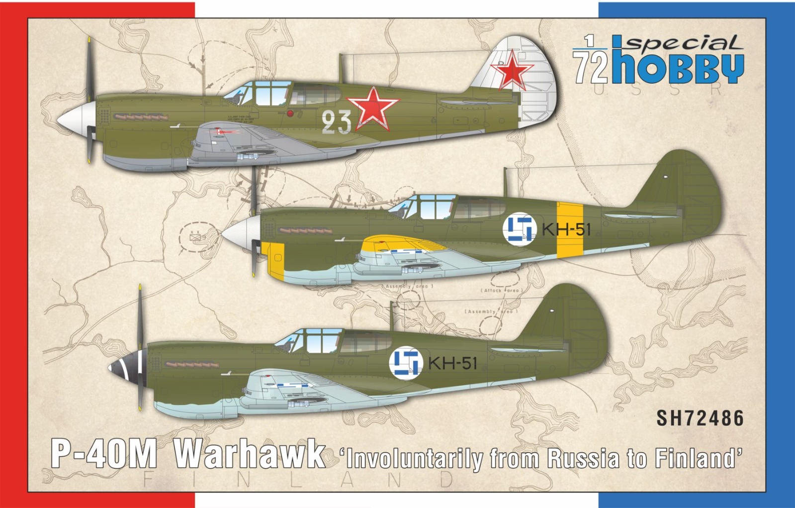 Model kit 1/72 P-40M Warhawk 'Invol. from Russia to Finland' (Special Hobby)