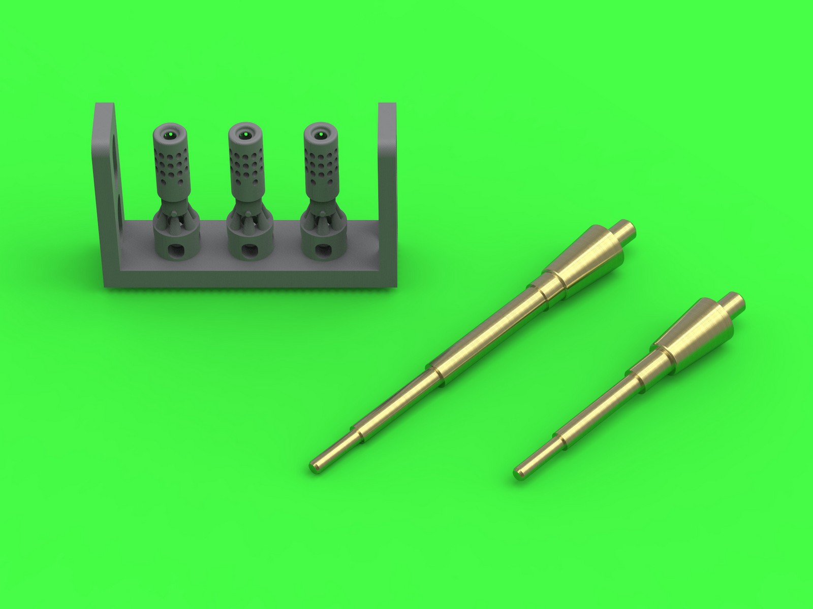 Aircraft detailing sets (brass) 1/48 Douglas A-4 Skyhawk - Colt Mk12 20mm autocannon barrels