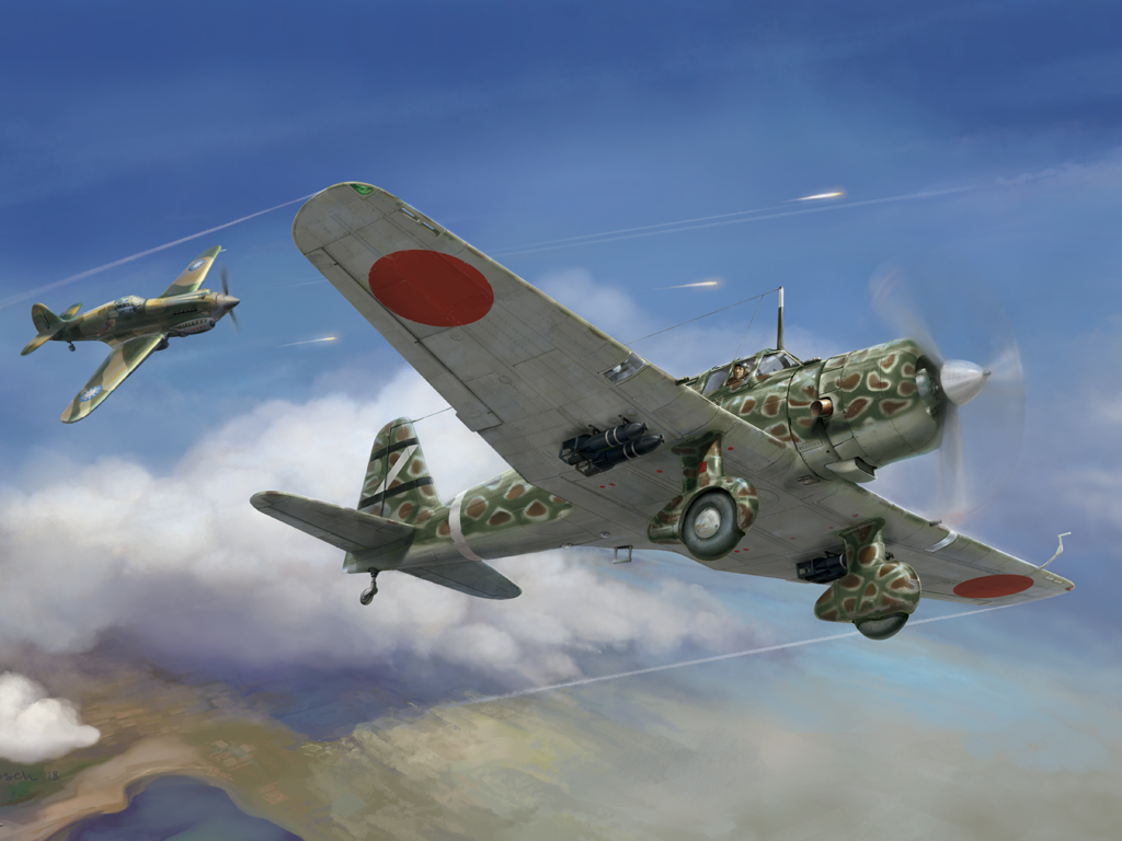 Model kit 1/48  Mitsubishi Ki-51 "Sonia" IJA Type 99 army assault plane  (Wingsy Kits)