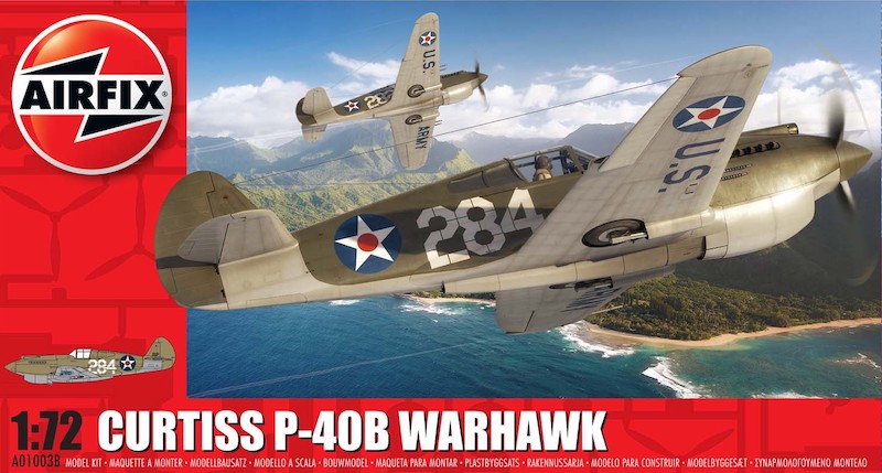 Model kit 1/72 Curtiss P-40B Warhawk (Airfix)