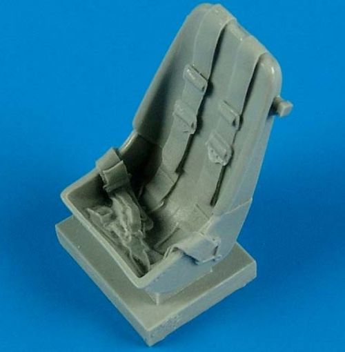 Additions (3D resin printing) 1/32 Messerschmitt Bf-109F - early seat with safety belts (designed to be used with Hasegawa and Trumpeter kits)[Bf-109F-2 Bf-109F-6/U Bf-109F-4 Bf-109F-4/B Bf-109F-4]