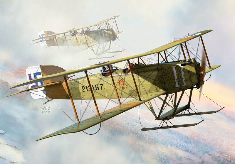Model kit 1/48 Breguet 14 A2 Finnish (FLY)