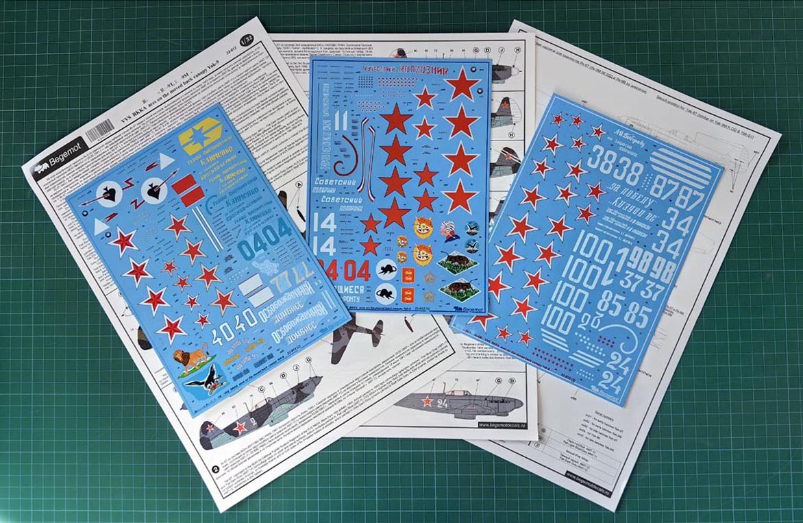 Decal 1/32 Yak-9T (Begemot)