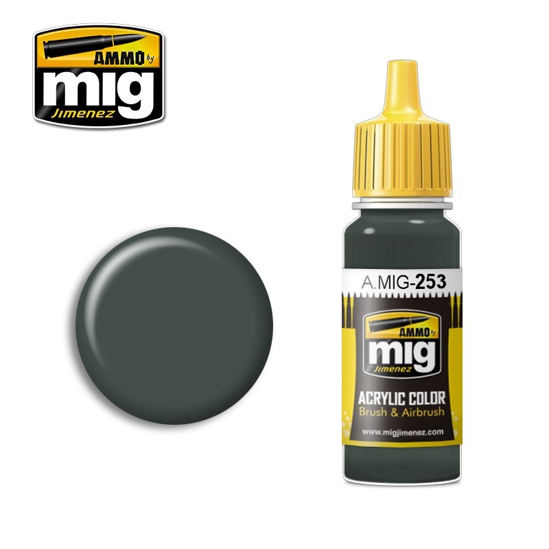 Acrylic paint RLM 74 GRAUGRUN (Ammo Mig) (17ml) 