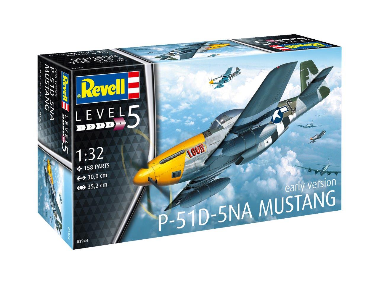 Model kit 1/32 North-American P-51D Mustang (Revell)