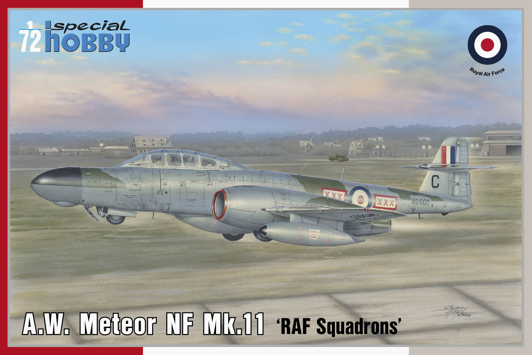Model kit 1/72 A.W. Meteor NF Mk.11 'RAF Squandrons' (Special Hobby)
