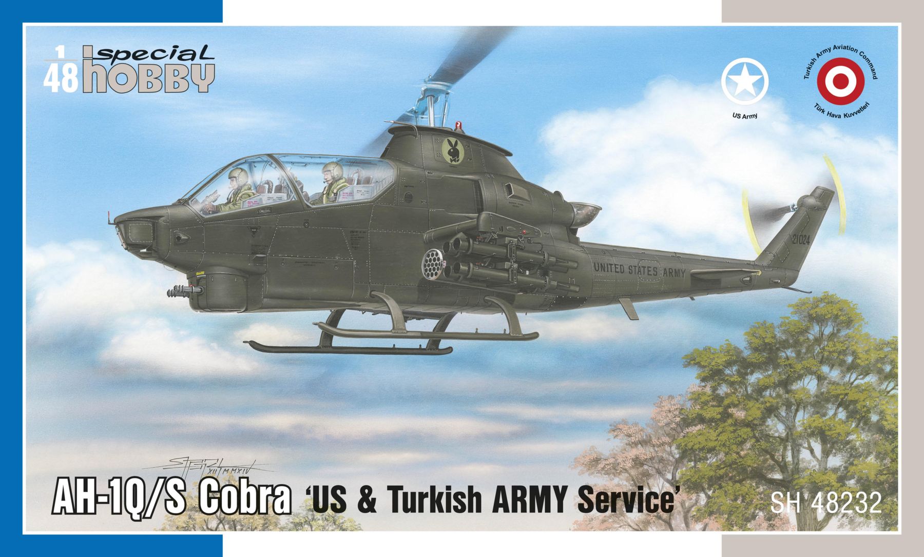 Model kit 1/48 AH-1Q/S Cobra 'US&Turkish ARMY Service' (Special Hobby)