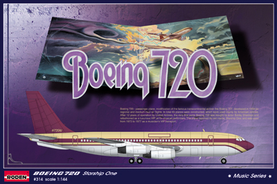 Model kit 1/144 Boeing 720 'Starship 1' (Roden)