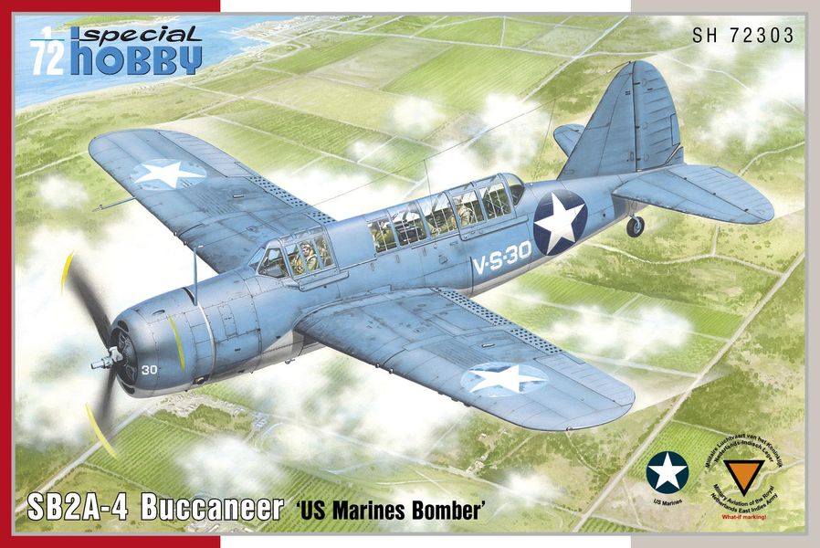 Model kit 1/72 SB2A-4 Buccaneer 'US Marines Bomber' (Special Hobby)