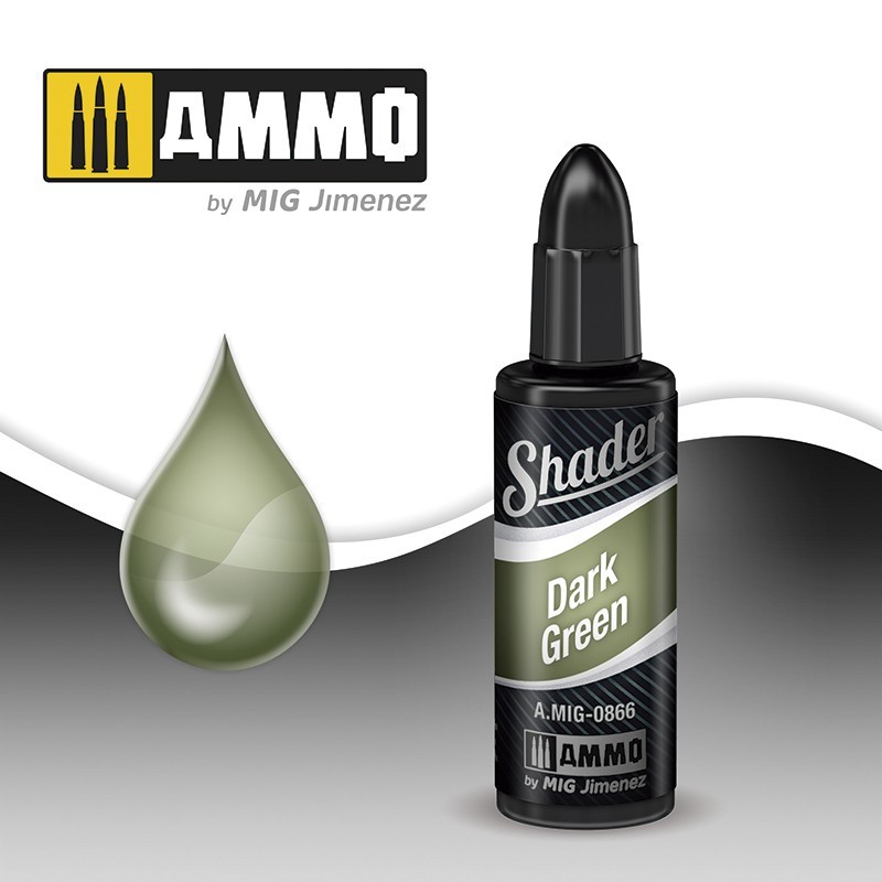 SHADER Dark Green(10mL) (Ammo Mig)