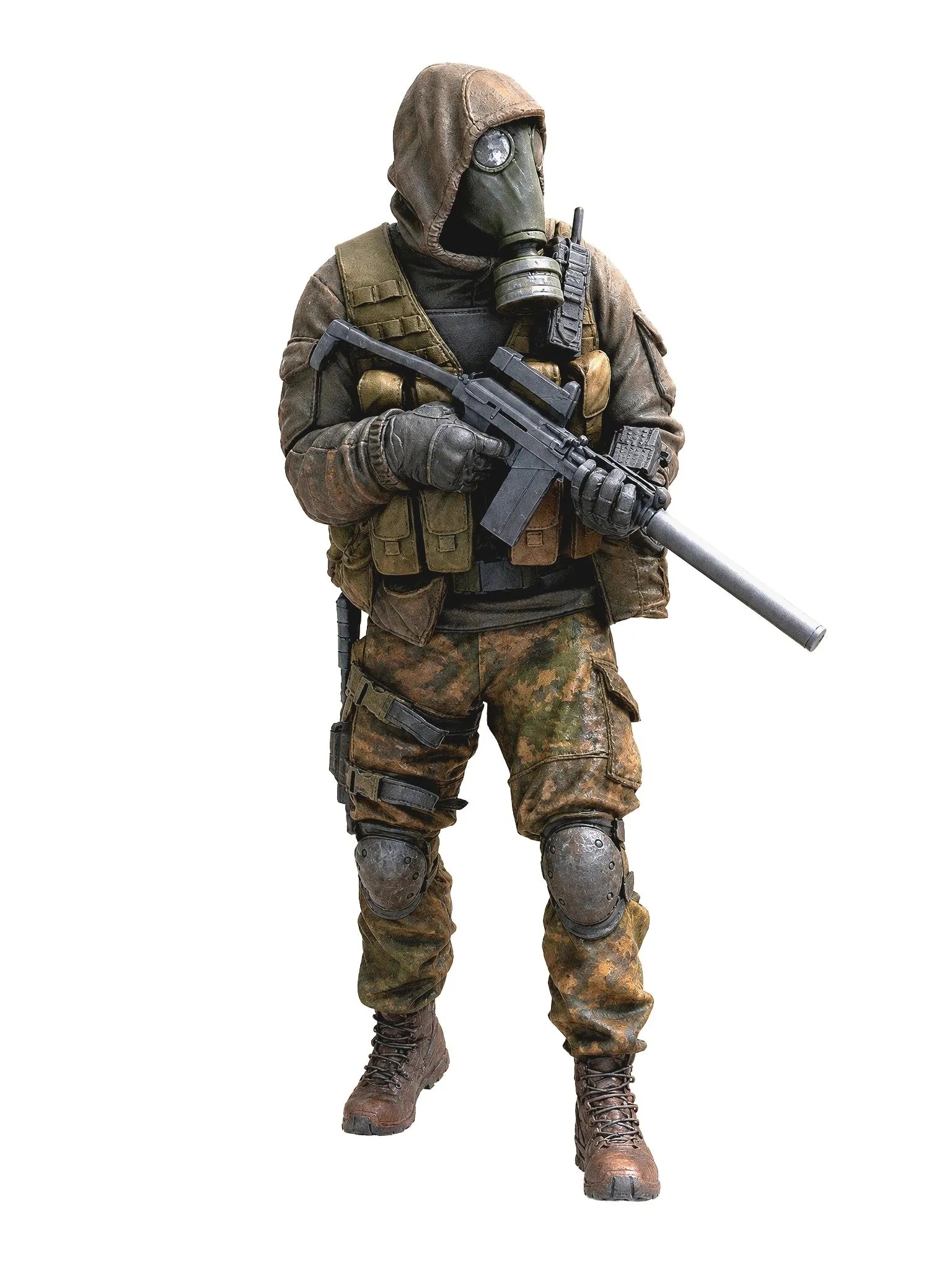 Addition (resin) 1/35 "A stalker in a gas mask" (SX-Art)