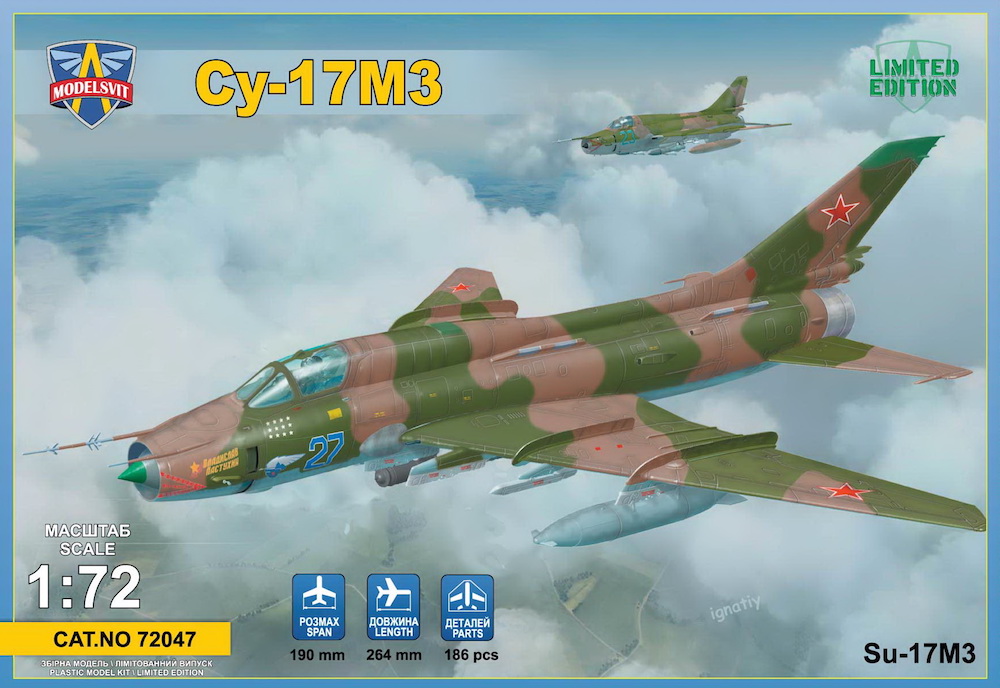Model kit 1/72 Sukhoi Su-17M3 (Modelsvit) 