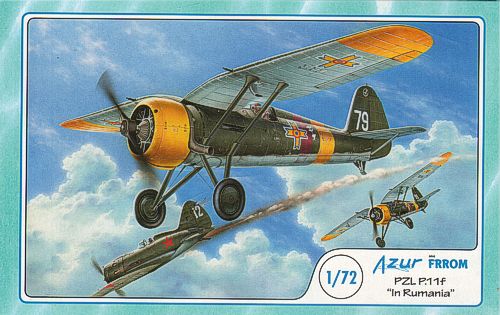 Model kit 1/72 PZL P.11F In Rumania (Frrom-Azur)