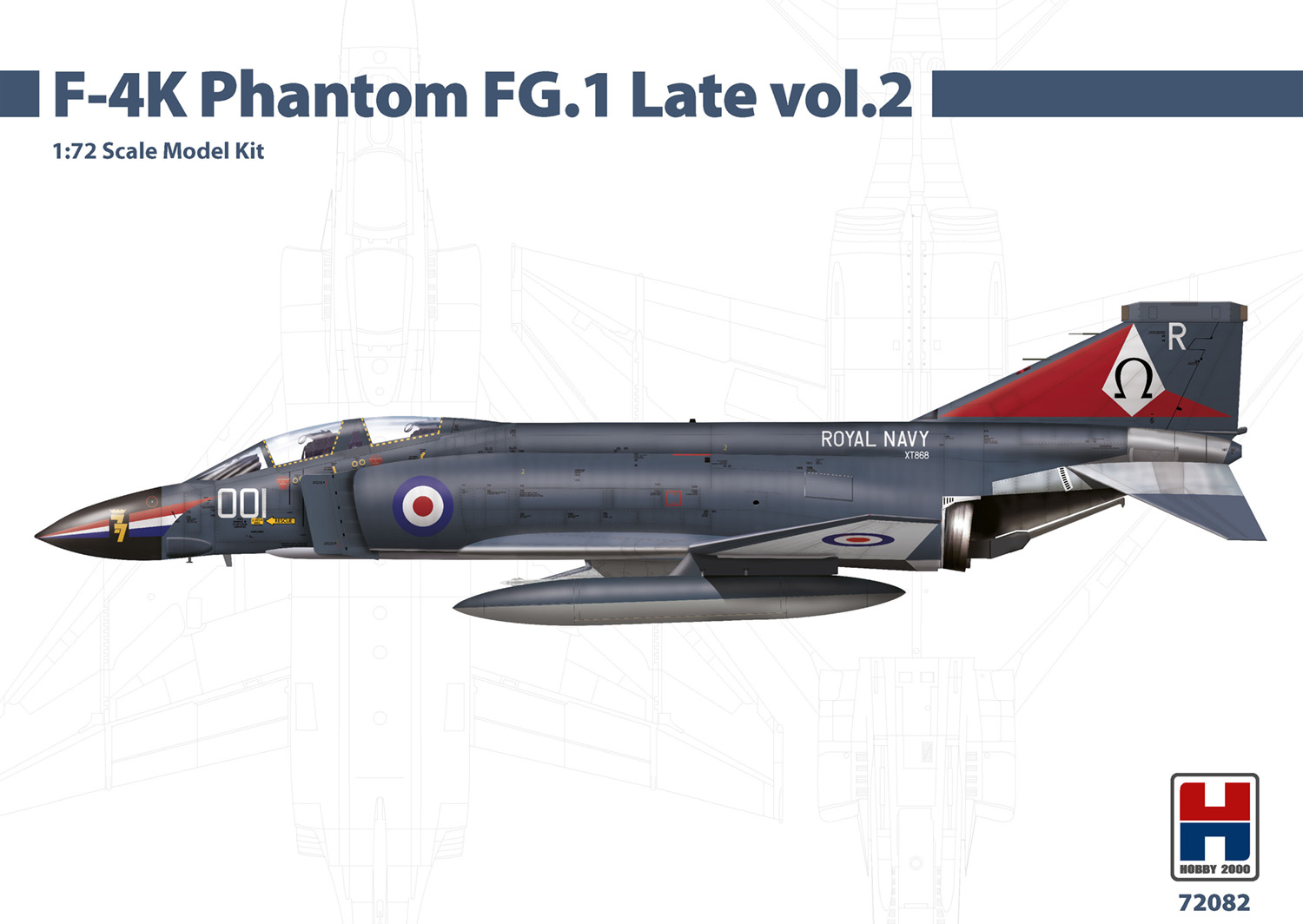 Model kit 1/72 McDonnell-Douglas F-4K Phantom FG.1 Late vol.2 (Hobby 2000)
