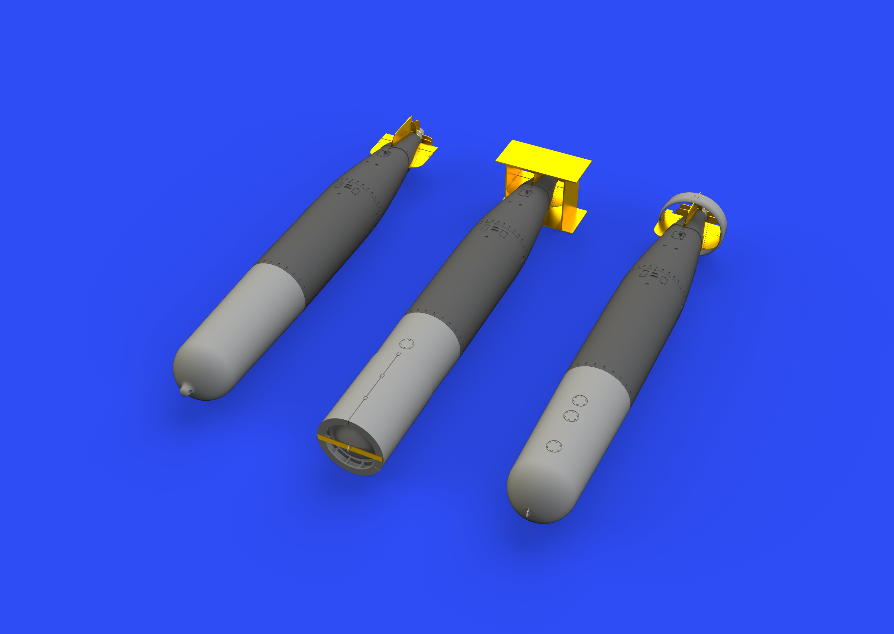 Additions (3D resin printing) 1/48 US torpedo Mk.13 