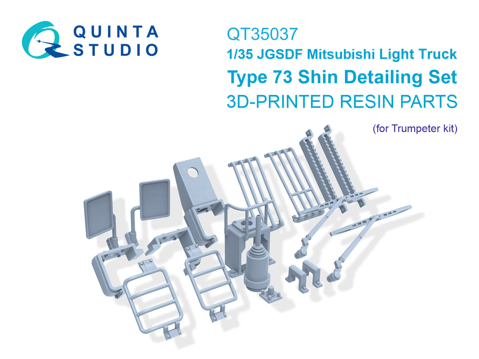 JGSDF Mitsubishi Type 73 Light truck Shin detailing set (Trumpeter)