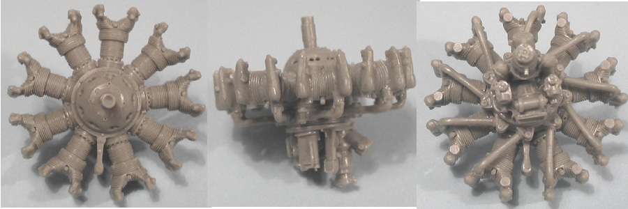 Additions (3D resin printing) 1/48 BMW-132 Engine (Vector)