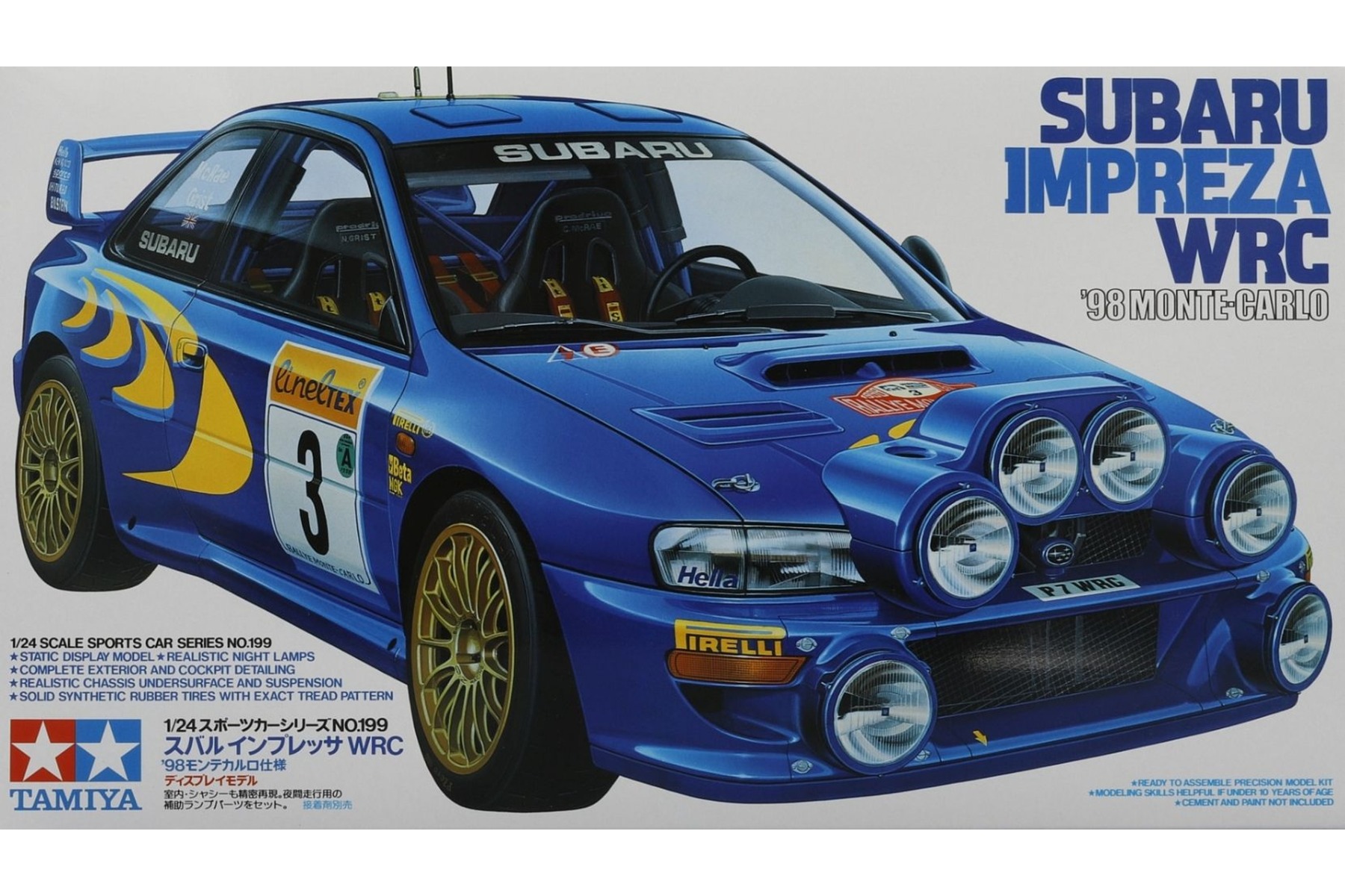 Model kit 1/24 Subaru Impreza WRC (Tamiya)