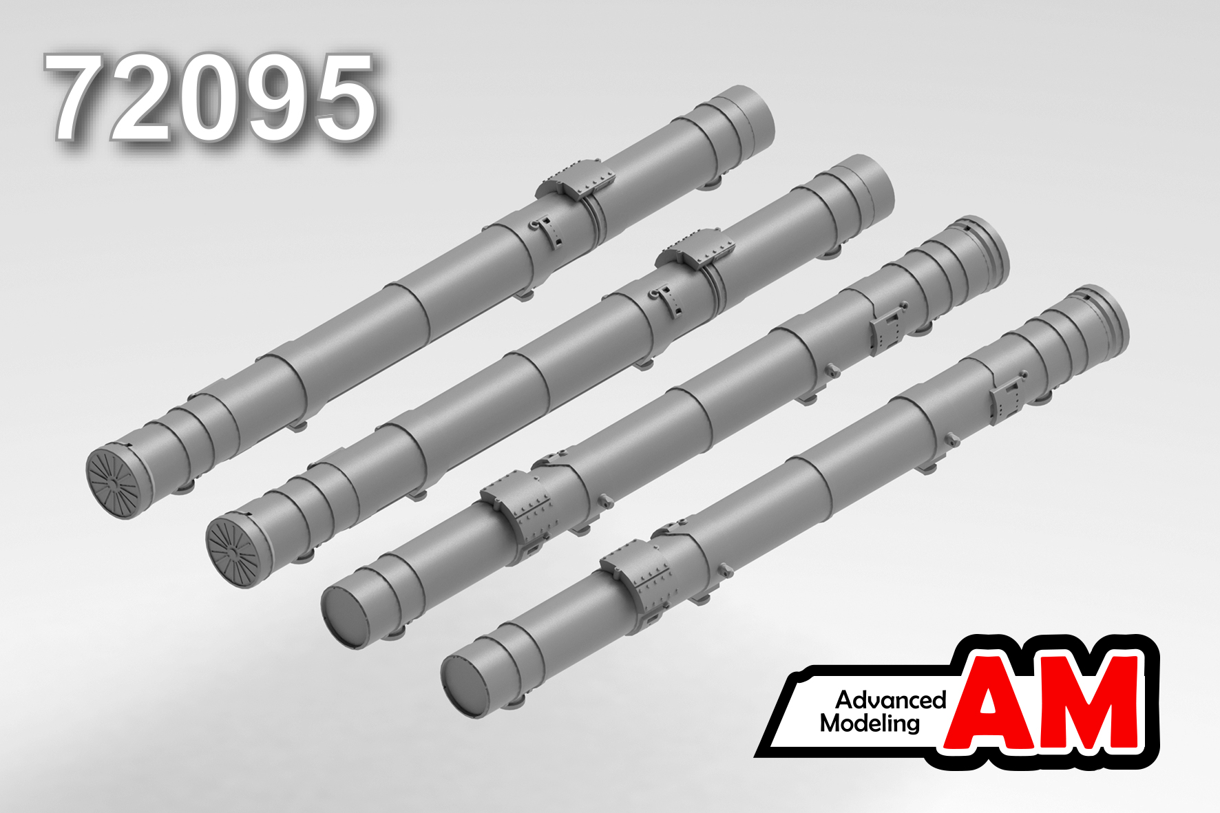 Additions (3D resin printing) 1/72 9M120 "Ataka" guided missile (Advanced Modeling) 