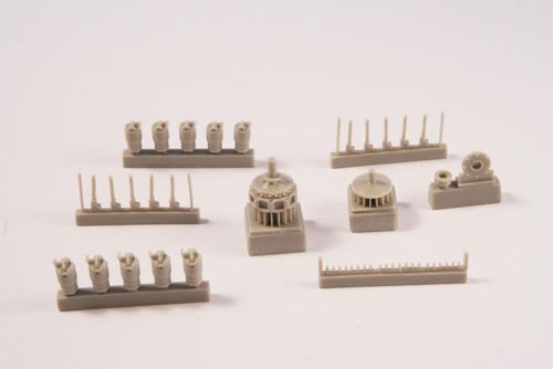 Additions (3D resin printing) 1/32 Le Rhone 9J - French WWI Rotary Engine