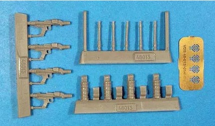 Additions (3D resin printing) 1/48 MG-131 Machine Guns (Vector) 