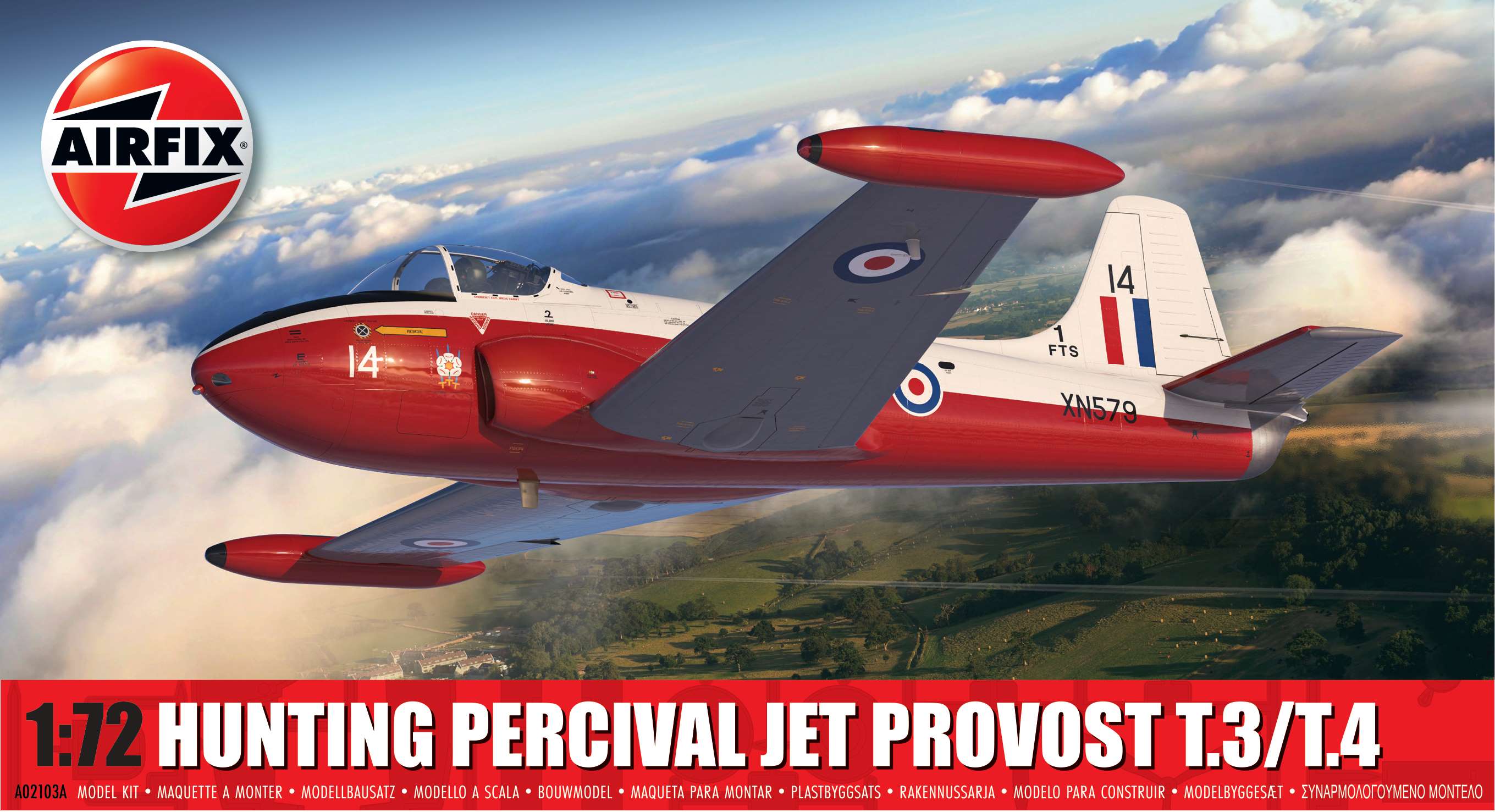 Model kit 1/72 BAC Jet Provost T.3/T.4 (Airfix)