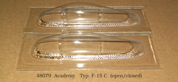 Vacu Canopy 1/48 F-15C (ACAD) (Rob Taurus)