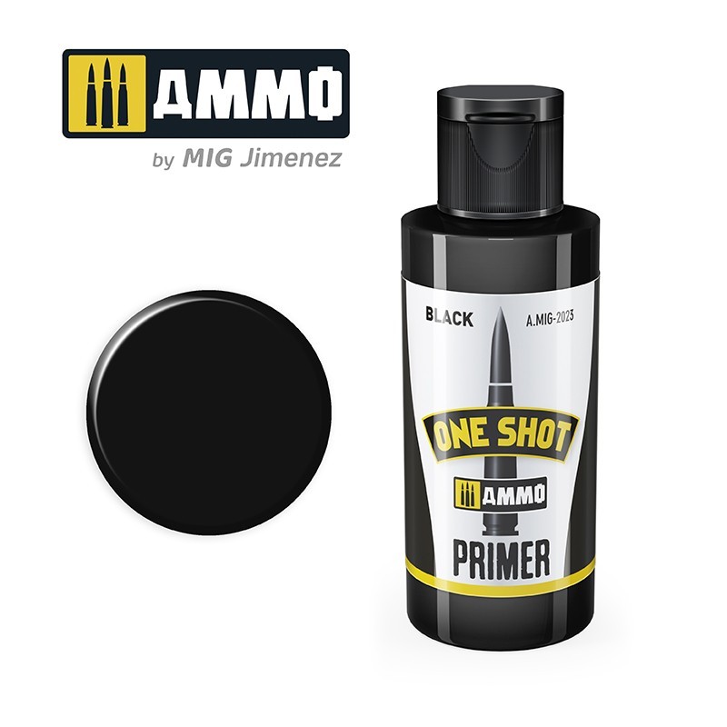 ONE SHOT PRIMER Black (Ammo Mig) (60ml) 