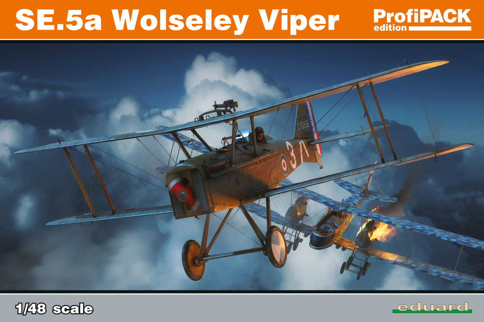 Model kit 1/48 Royal Aircraft Factory S.E.5a Wolseley "Profipack Edition" (Eduard kits)