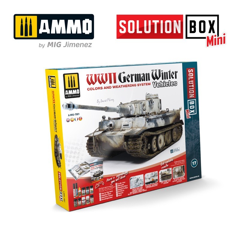 SOLUTION BOX MINI 17 - WWII German Winter Vehicles (Ammo Mig)