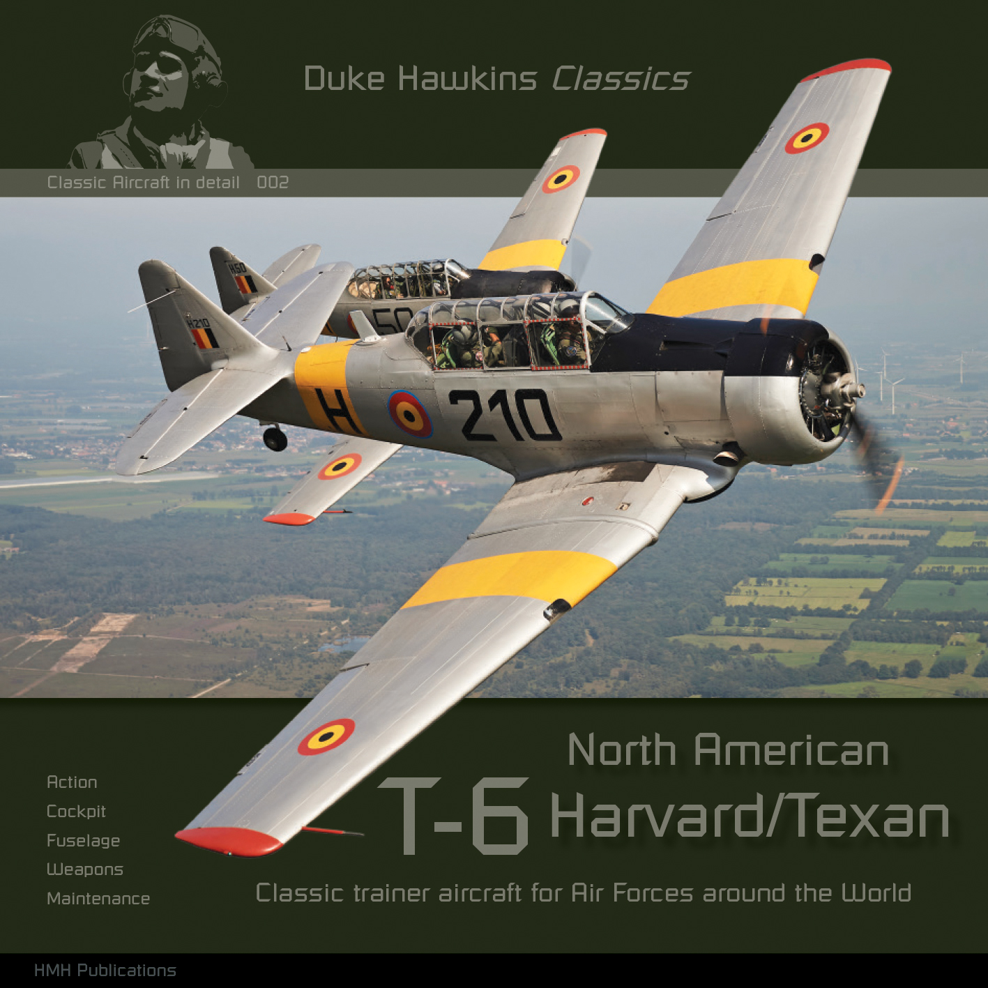 Aircraft books Duke Hawkins: North-American T-6 Harvard / Texan - 116 pages (HMH-Publications)